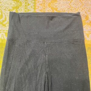 Victoria's Secret Black Foldover Leggings